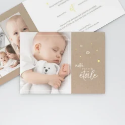 Faire-part Naissance Garçon^Planet cards A la belle étoile