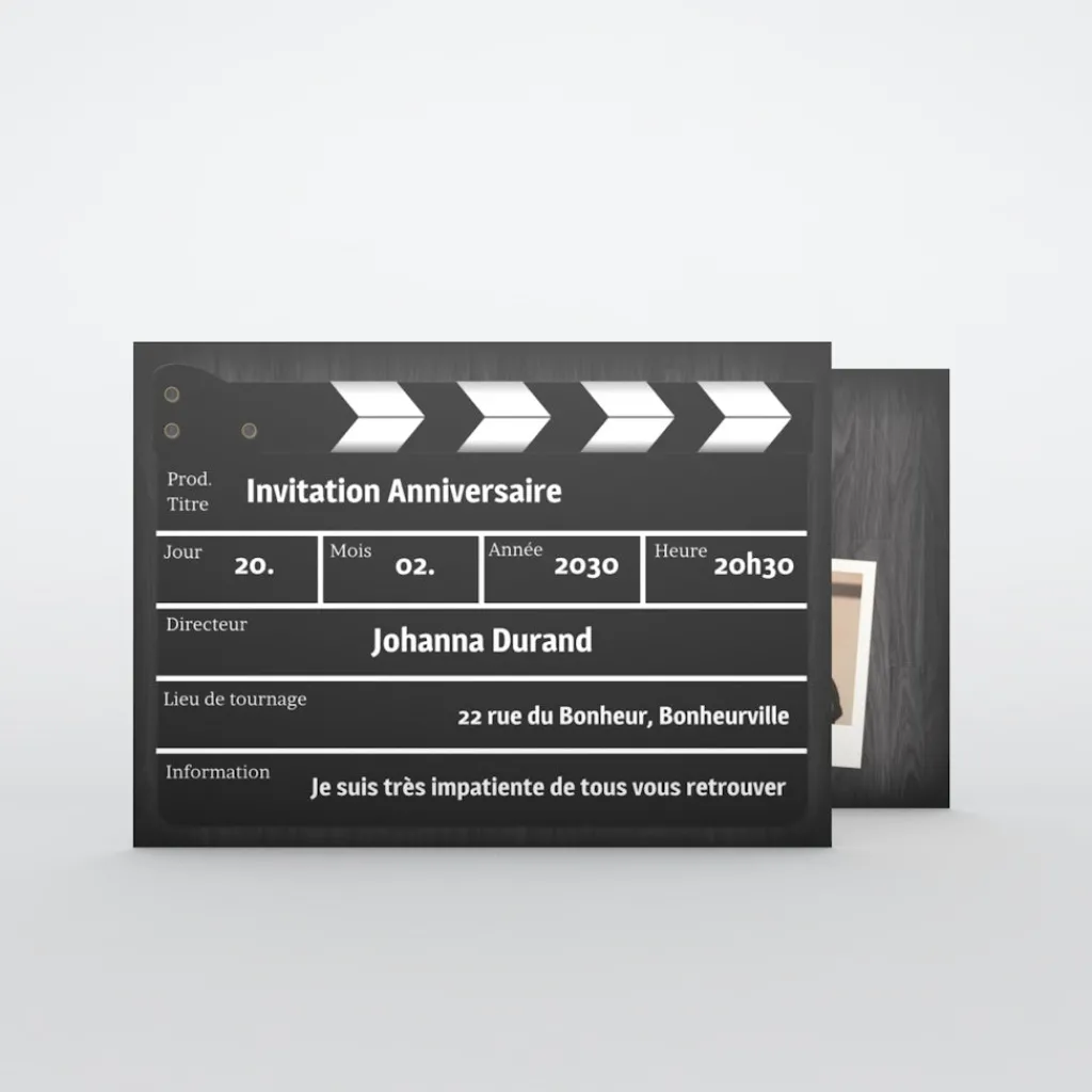 Carte Invitation Anniversaire Adulte Moderne^Planet cards Ça tourne
