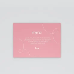 Carte Remerciement Baptême Animaux | Carte Remerciement Baptême Fille^Planet cards Abeille rose