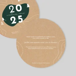 Carte De Vœux Entreprise Nature^Planet cards Abstrait et Forêt