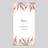 Menu De Mariage^Planet cards Amour bohème