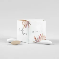Boîte À Dragées Mariage^Planet cards Amour Bohème