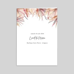 Livret De Messe Mariage^Planet cards Amour Bohème
