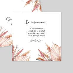 Save The Date^Planet cards Amour Bohème