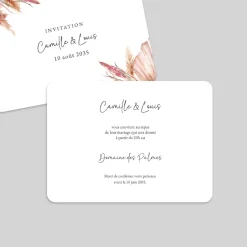 Carte D'invitation Mariage^Planet cards Amour Bohème