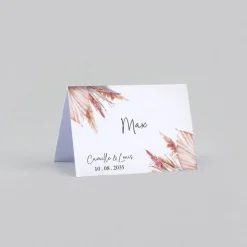 Marque-place Mariage^Planet cards Amour Bohème