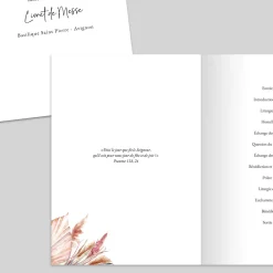 Livret De Messe Mariage^Planet cards Amour Bohème