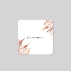 Coupon-réponse Mariage^Planet cards Amour Bohème