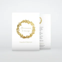 Carte Invitation Noces D'or | Carte Invitation Noces D'or^Planet cards Amour Doré