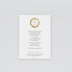 Carte Invitation Noces D'or | Carte Invitation Noces D'or^Planet cards Amour Doré