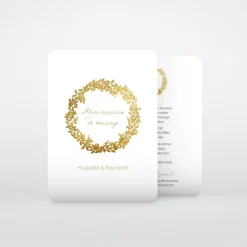 Carte Invitation Noces D'or | Carte Invitation Noces D'or^Planet cards Amour Doré