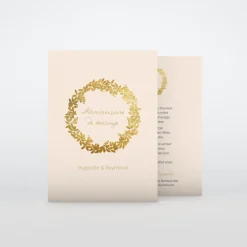 Carte Invitation Noces D'or | Carte Invitation Noces D'or^Planet cards Amour Doré