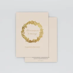 Carte Invitation Noces D'or | Carte Invitation Noces D'or^Planet cards Amour Doré