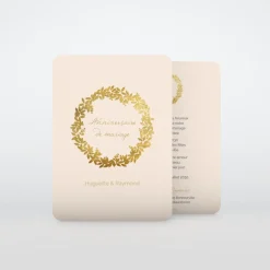 Carte Invitation Noces D'or | Carte Invitation Noces D'or^Planet cards Amour Doré