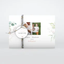 Faire-part Mariage Champêtre^Planet cards Amour et Eucalyptus