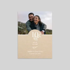 Carte Invitation Noces D'argent | Carte Invitation Noces D'argent^Planet cards Amour et Kraft