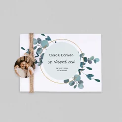 Faire-part Mariage Champêtre | Gamme Complète^Planet cards Amour Eucalyptus