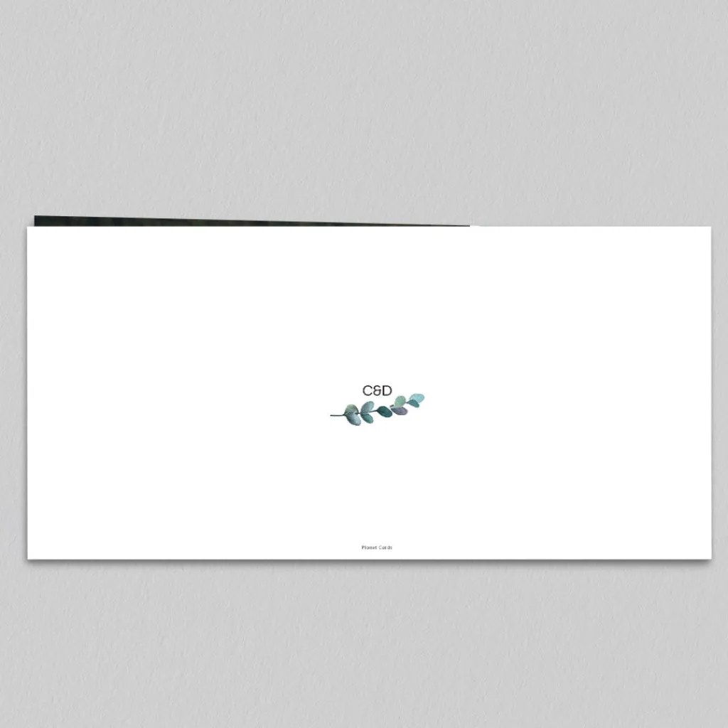 Carte Remerciement Mariage Champêtre^Planet cards Amour Eucalyptus