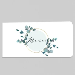 Carte Remerciement Mariage Champêtre^Planet cards Amour Eucalyptus