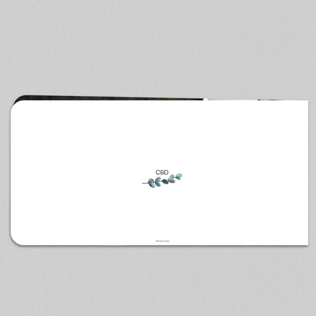 Carte Remerciement Mariage Champêtre^Planet cards Amour Eucalyptus