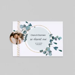 Faire-part Mariage Champêtre | Gamme Complète^Planet cards Amour Eucalyptus