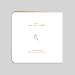 Faire-part Mariage Champêtre^Planet cards Amour Floral