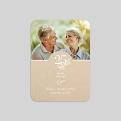 Carte Invitation Noces D'argent | Carte Invitation Noces D'argent^Planet cards Amour Kraft et Argent
