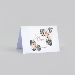 Marque-place Mariage^Planet cards Amour Nature