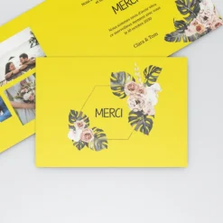 Carte Remerciement Mariage Champêtre^Planet cards Amour Nature