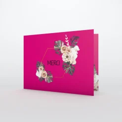 Carte Remerciement Mariage Champêtre^Planet cards Amour Nature