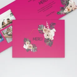 Carte Remerciement Mariage Champêtre^Planet cards Amour Nature