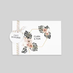 Faire-part Mariage Bohème | Faire-part Mariage Champêtre^Planet cards Amour Nature