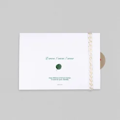 Faire-part Mariage Champêtre^Planet cards Anémones et Eucalyptus