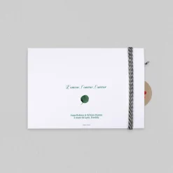 Faire-part Mariage Champêtre^Planet cards Anémones et Eucalyptus