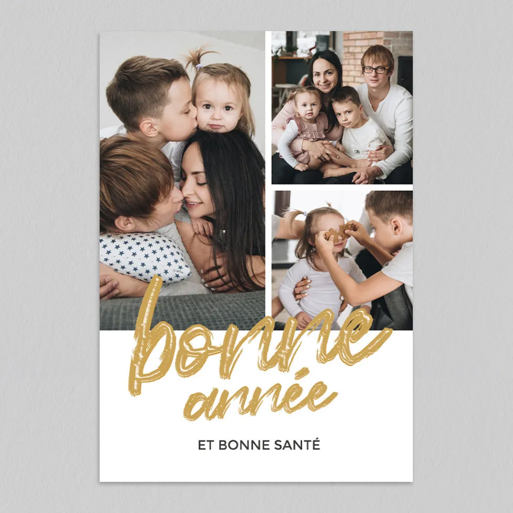 Carte De Vœux Famille^Planet cards Année en Famille