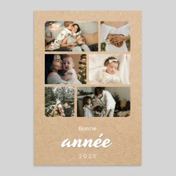 Carte De Vœux Famille^Planet cards Année en Joie