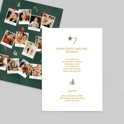Carte De Noël Photo | Carte De Vœux Photo^Planet cards Année en Polas
