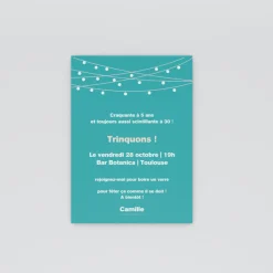 Carte Invitation Anniversaire Adulte Vintage^Planet cards Anniversaire Scintillant