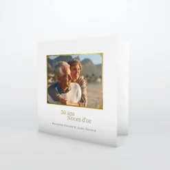 Carte Invitation Noces D'or | Carte Invitation Noces D'or^Planet cards 50 Ans De Bonheur
