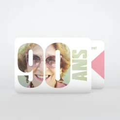 Carte Invitation Anniversaire Adulte Moderne^Planet cards 90 ans pêle-mêle anniversaire