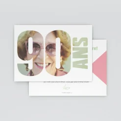 Carte Invitation Anniversaire Adulte Moderne^Planet cards 90 ans pêle-mêle anniversaire