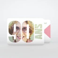 Carte Invitation Anniversaire Adulte Moderne^Planet cards 90 ans pêle-mêle anniversaire