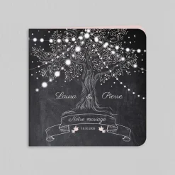 Faire-part Mariage Original | Gamme Complète^Planet cards Arbre et guirlande lumineuse