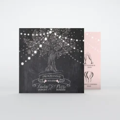 Programme De Mariage^Planet cards Arbre lumineux