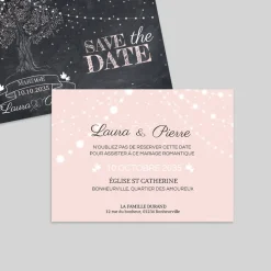 Save The Date^Planet cards Arbre lumineux
