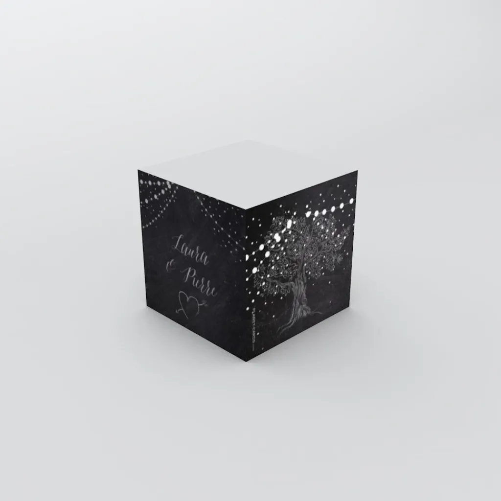 Boîte À Dragées Mariage^Planet cards Arbre lumineux