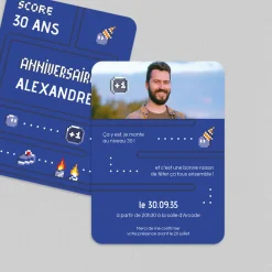 Carte Invitation Anniversaire Adulte Originale^Planet cards Arcade