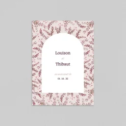 Faire-part Mariage Champêtre^Planet cards Arche et Bruyère