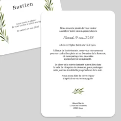 Faire-part Mariage Chic | Faire-part Mariage Bohème^Planet cards Arche et feuillage