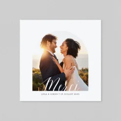 Carte Remerciement Mariage Avec Photo^Planet cards Arche Simple